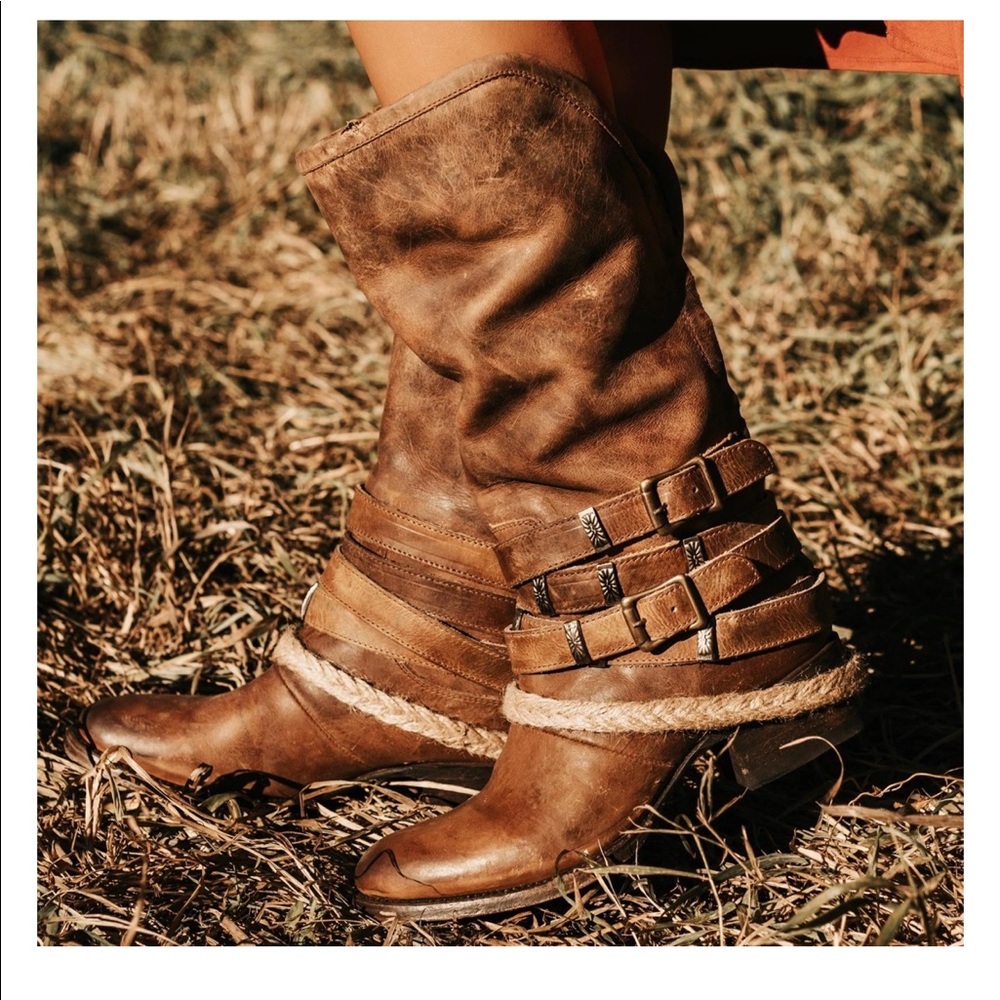 FREEBIRD by Steven Drove tan boots, size 8